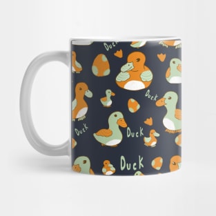 The Classic Ducks Loop Pattern Mug